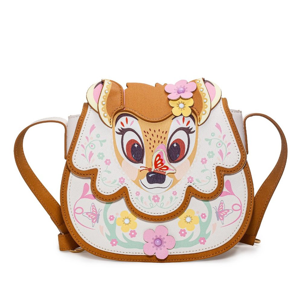 Danielle Nicole Disney's Bambi Figural Floral Crossbody Still in Plastic